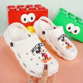 ミッキーマウス EVA スリッポンサンダル - ラウンドトゥ、カジュアルな屋内/屋外靴、男性と女性に最適、春/夏に最適、毎日の快適さ、カジュアルな履物 | ふざけられたデザイン | 快適な履物