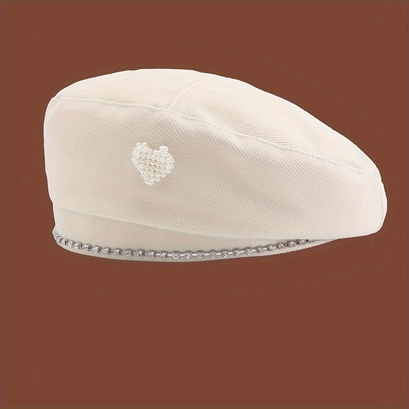 Heart Beret - Beige