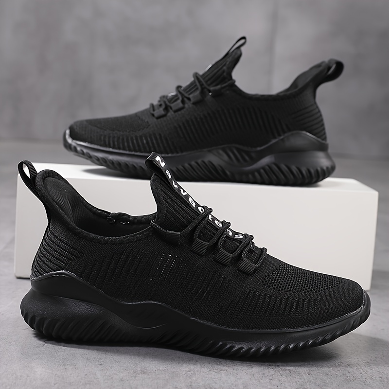 Men s Slip On Breathable Jogging Shoes With Adjustable Lace - Non Slip Soft Sole Comfy Sneakers - Spring Summer Workout details 8