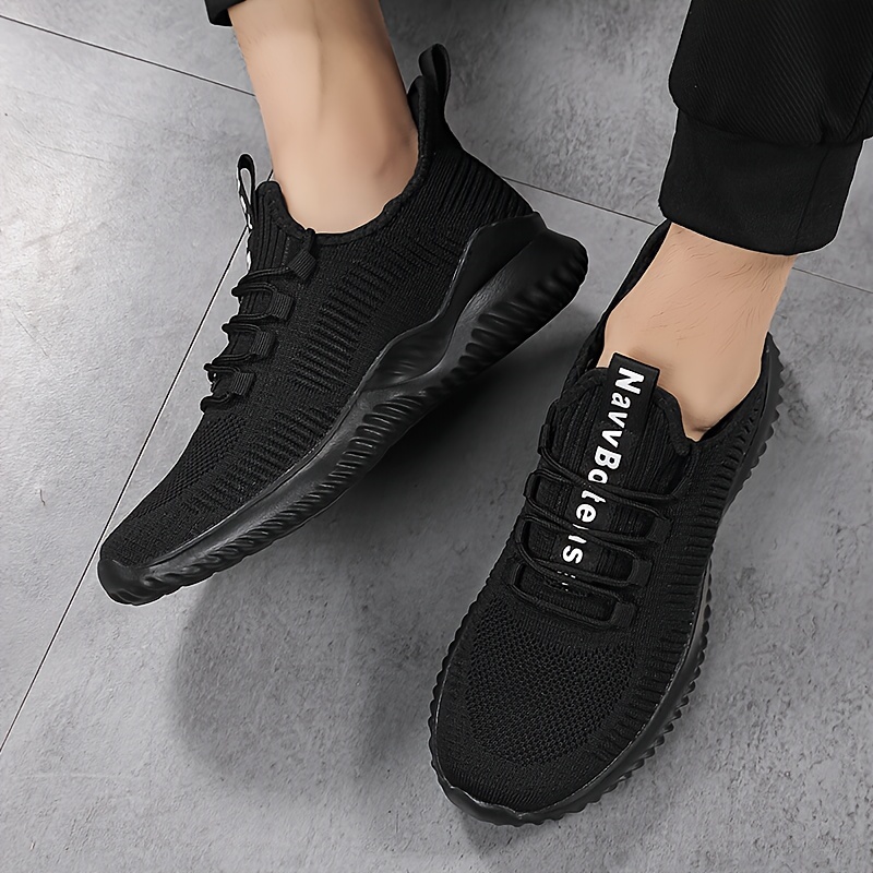 Men s Slip On Breathable Jogging Shoes With Adjustable Lace - Non Slip Soft Sole Comfy Sneakers - Spring Summer Workout details 9